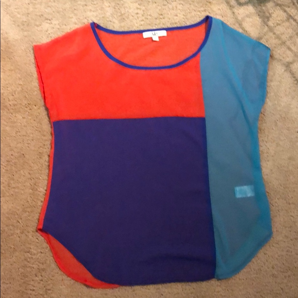 Color block top